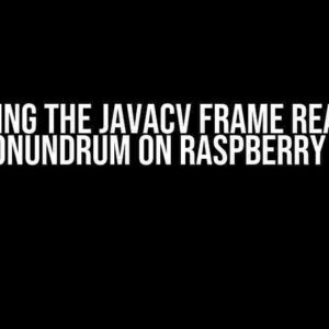 Solving the JavaCV Frame Reading Conundrum on Raspberry Pi